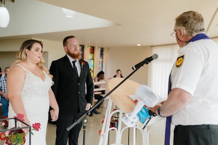 Wedding ceremony by Dr. Gerrit Rademeyer in Thulamela