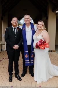 Wedding ceremony by Dr. Gerrit Rademeyer in Thulamela