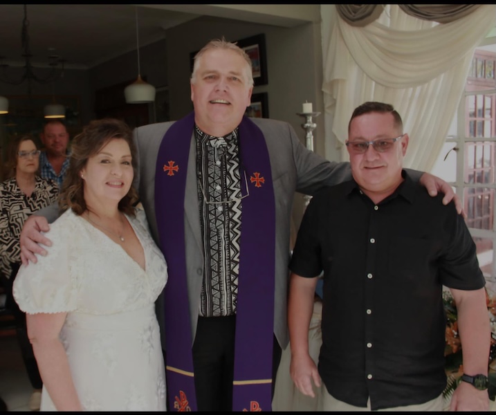 Wedding ceremony by Dr. Gerrit Rademeyer in Thulamela