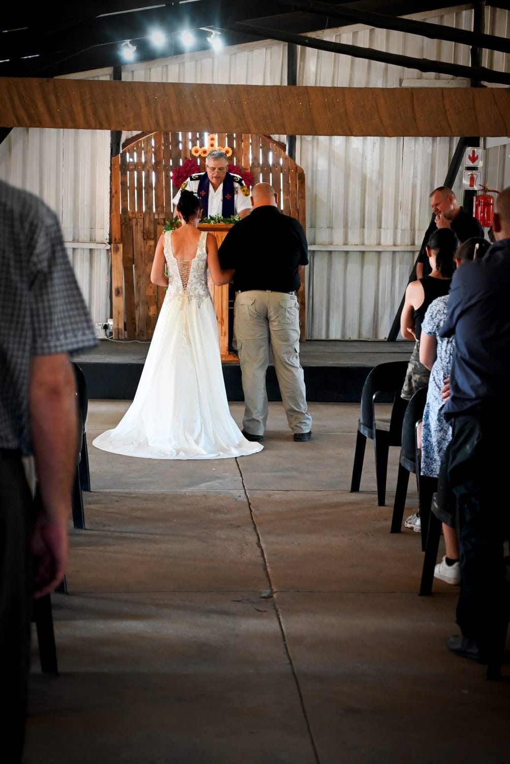 Wedding ceremony by Dr. Gerrit Rademeyer in Thulamela