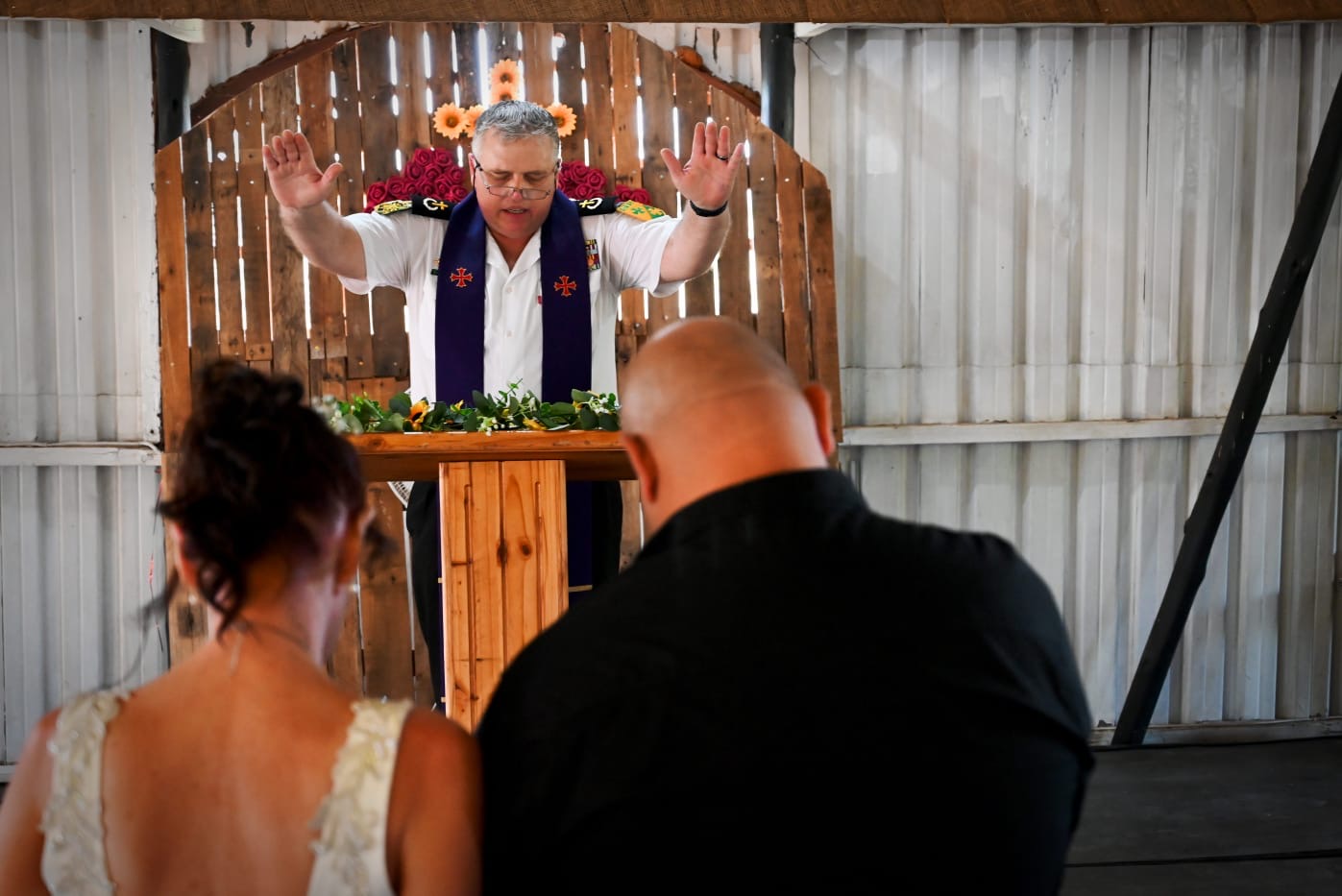 Wedding ceremony by Dr. Gerrit Rademeyer in Thulamela